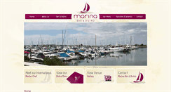 Desktop Screenshot of marinabarbistro.com.au
